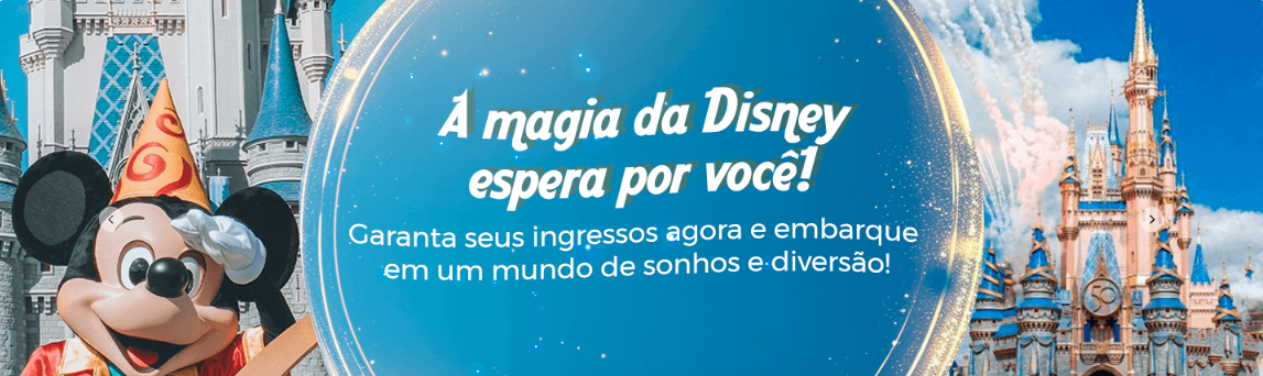 A magia da Disney espera por você